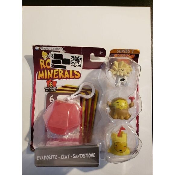 ♥ 4/$25 Sale Basher Science Rocks And Minerals Figures and Cards Series 1 NWT - Picture 2 of 7